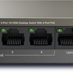 TEF1106P-4-63W 6-Port 10/100M Desktop Switch