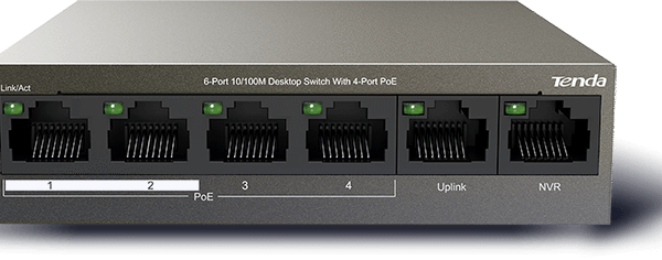 TEF1106P-4-63W 6-Port 10/100M Desktop Switch