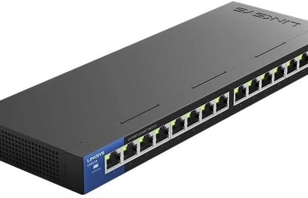 Linksys LGS116 Desktop Unmanaged​ Switch​, 16-Port