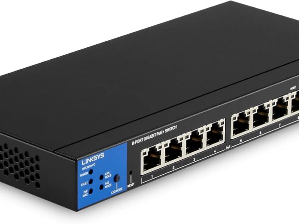 Linksys LGS310MPC 8 Port Gigabit Network PoE+ Switch