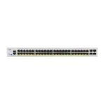 Cisco CBS350-48P-4X-EU Managed PoE+ Switch, 48 Port Gigabit Ethernet + 4 Port SFP+