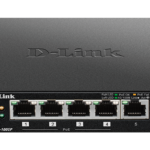 D-Link DES-1005P Desktop Unmanaged PoE+ Switch, 5-Port Fast Ethernet