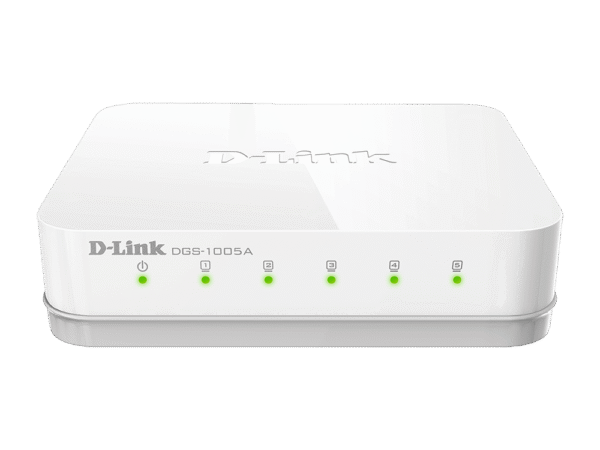 D-Link DGS-1005A, 5 Port Gigabit Desktop Switch