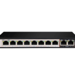 D-Link / DGS-F1010P-E / 8 port POE Gigabit ( 8 Port + 96 Watt ) Long Range 250M + 2 Uplink Port Switch