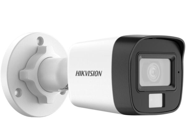 Hikvision DS-2CE16D0T-LPFS 2MP Smart Hybrid Light Audio Fixed Mini Bullet Camera