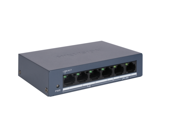 Hikvision Switch DS-3E0106MP-E/M 4 Port 10/100 Mbps