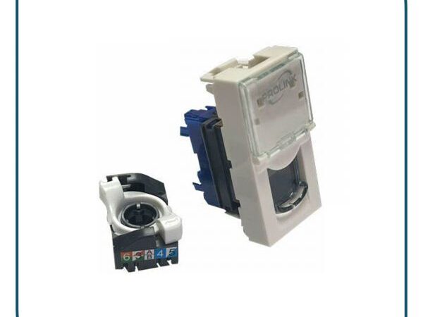 ProLink PL-KJ6A-SH-TL CAT6A UTP 10G keystone jack With Shutter