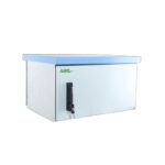 ABC Rack 9U, 600x450 mm, Outdoor IP 55 front Door and rear door steel, 2Fan