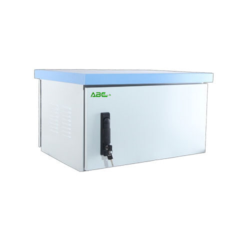 ABC Rack 6U, 600x450 mm, Outdoor IP 55 front Door and rear door steel, 2Fan