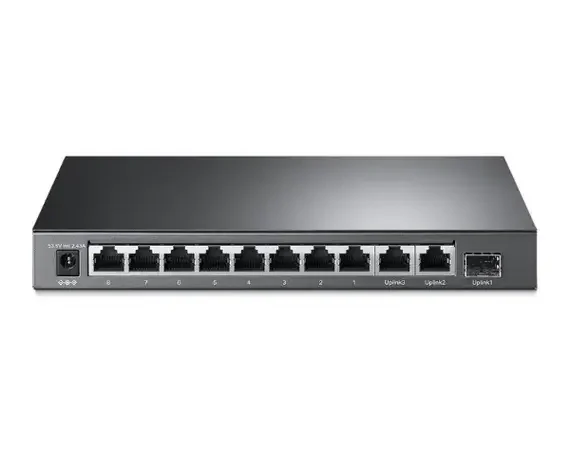 TP-Link TL-SL1311MP Unmanaged PoE+ Switch, 8-Port 10/100Mbps + 3-Port Gigabit
