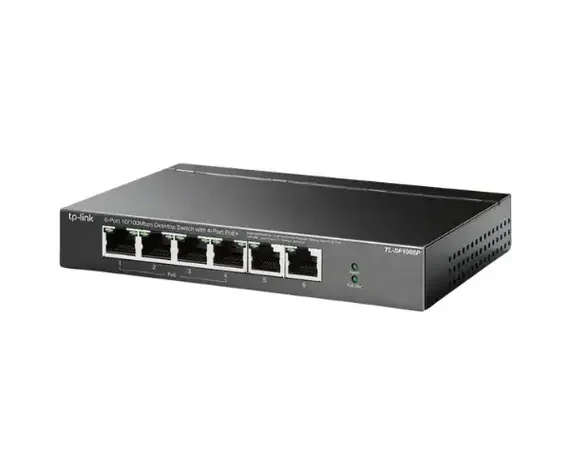 Tp-Link TL-SF1006P PoE+ Switch, 6-Ports 10/100Mbps
