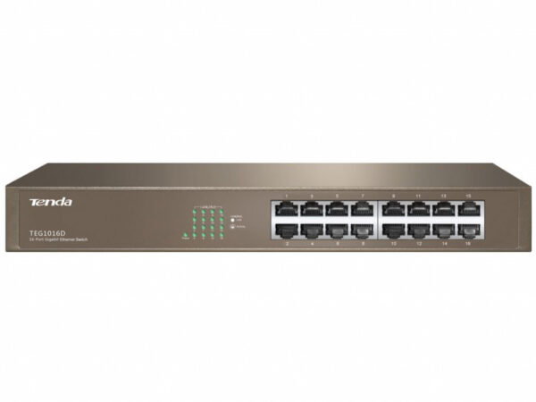 Tenda / TEG1016D / 16 Port Gigabit Rackmount Switch